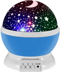 Proiector rotativ cer înstelat 2în1 lampă de noapte