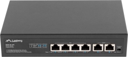 Switch Lanberg 4x PoE+ cu 2 porturi uplink