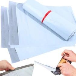 Plici curierat din plastic, foliopak 200 × 350 mm, pachet 100 buc