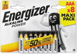 Baterii alcaline AAA Energizer Alkaline Power, blister 8 buc
