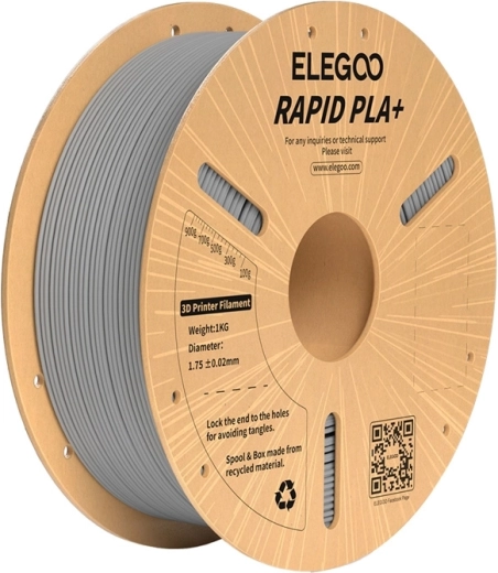 Filament ELEGOO Rapid PLA+ gri 1,75 mm 1 kg