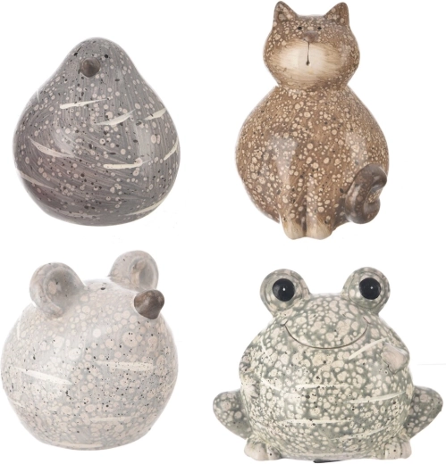Animăluț ceramic 14 cm (mix 4 variante)