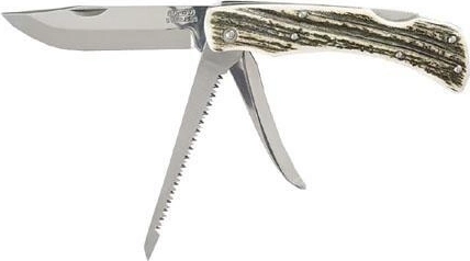 Mikov Hubert cuțit de vânătoare pliabil cu corn, 3 funcții