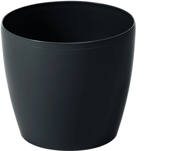 Ghiveci decorativ Magnolia 21 cm negru LAMELA