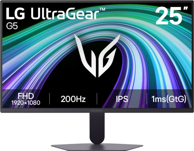 LG UltraGear monitor de gaming 25" 25G523B-B IPS FHD 200 Hz