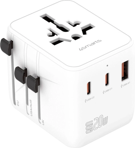 Adaptor de călătorie universal pentru 200+ țări