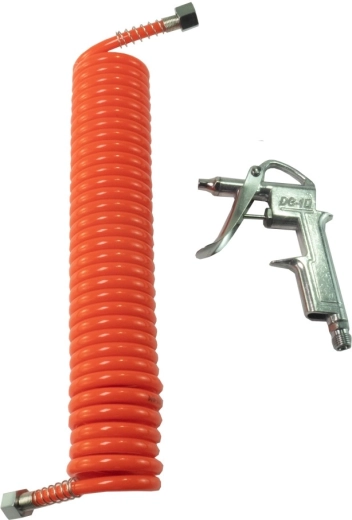 Pistol pneumatic de suflat cu furtun PU de 5 m