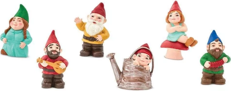 6 figurine pictate manual într-o singură tubă