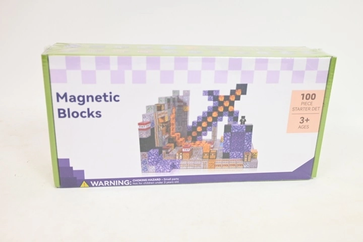 Set de construcție magnetic 100 de piese