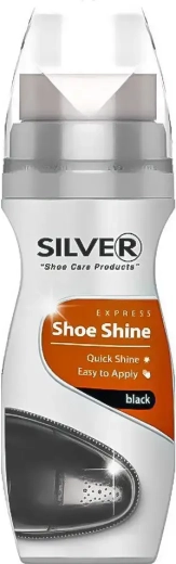 Cremă de pantofi Silver neagră 75 ml
