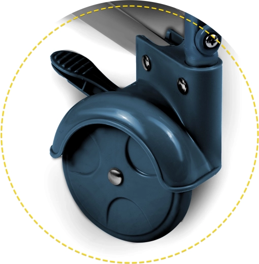 Roți cu frână pentru mutare ușoară