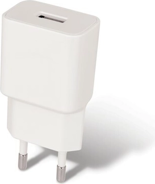 Încărcător de rețea Maxlife MXTC-01 cu USB 1 A și cablu micro USB, alb - 1 bucată