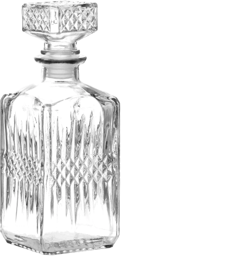 Carafă de sticlă 855 ml cu dop etanș