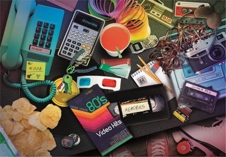 Puzzle 1000 buc piese de înaltă calitate, Nostalgia anilor '80