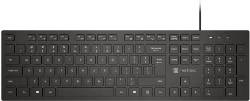 tastatură multimedia subțire NATEC Herring US