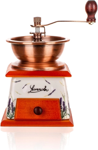 Motiv elegant LAVENDER și pâlnie metalică durabilă
