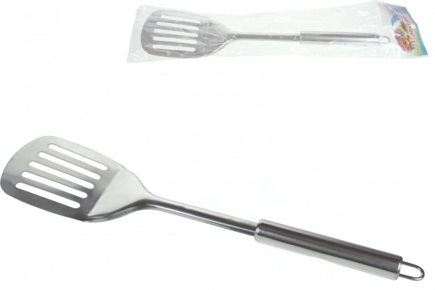 Paletă de bucătărie din oțel cu perforații 34 × 8 cm