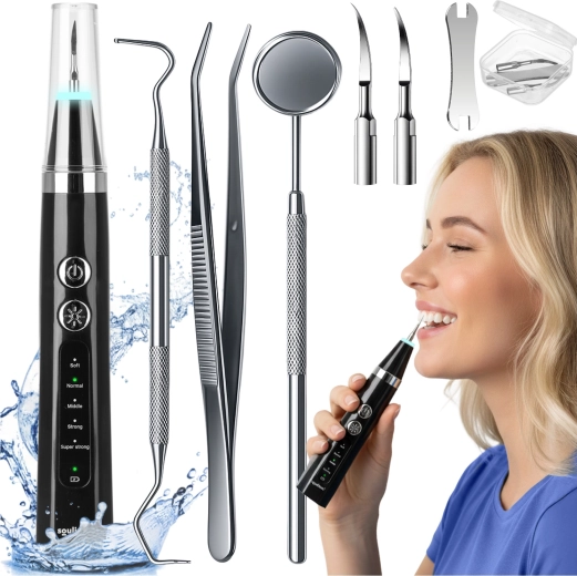 Scaler dentar cu ultrasunete Soulima cu LED și 5 moduri
