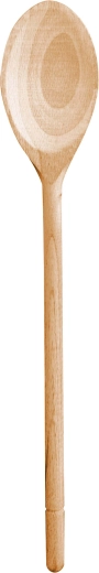 Lingură ovală de lemn 40 × 5,5 cm din lemn de fag