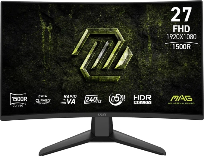 Monitor de gaming curbat 27" FHD 240 Hz MAG 274CF X24 – negru