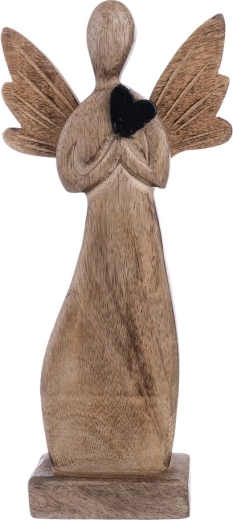 Înger mango cu inimă (42 cm)