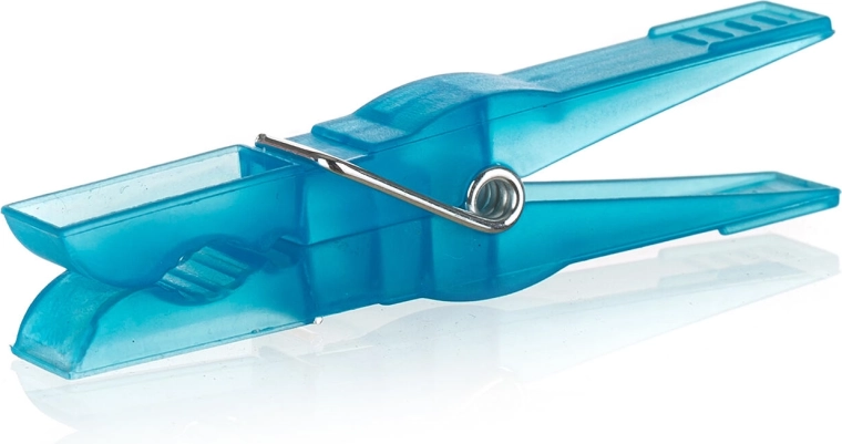 Clemă de rufe din plastic Economy, mix de culori, 24 buc.