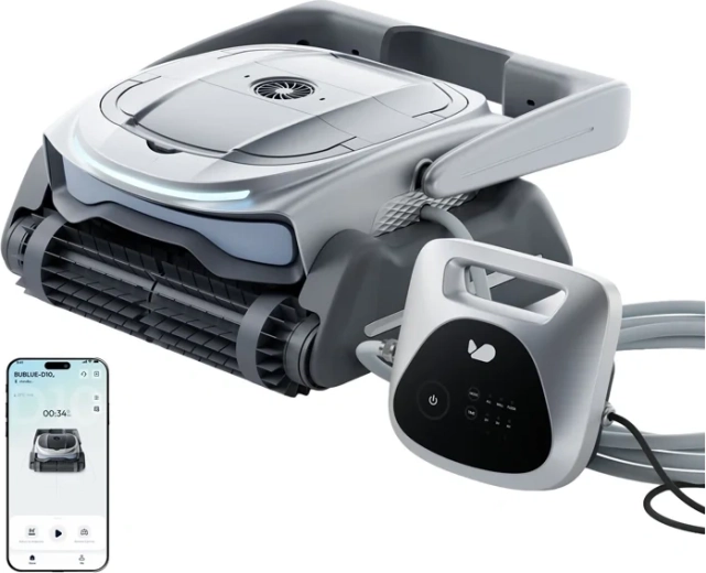 Robot de curățare pentru piscină Bublue D10P cu trasare inteligentă