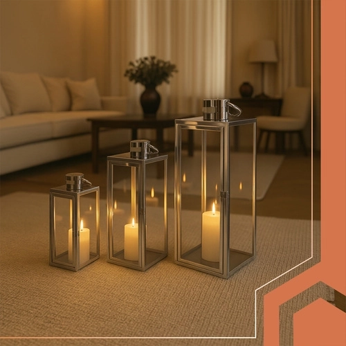 Sticlă + inox într-un finisaj argintiu elegant