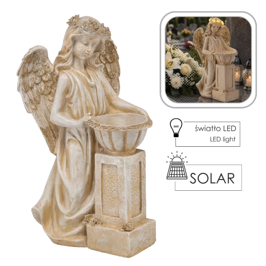 Înger cu bol decorativ