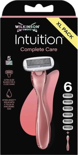 Wilkinson Intuition complete care xl pack aparat de ras pentru femei + 6 capete de rezervă