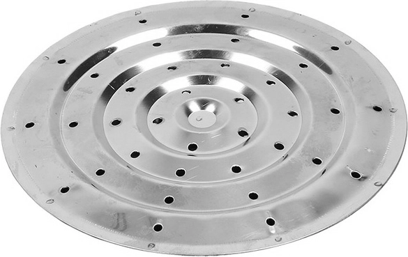 Plăcuță inox pentru arzător pe gaz 16 cm (mică) pentru stabilizarea vaselor mici
