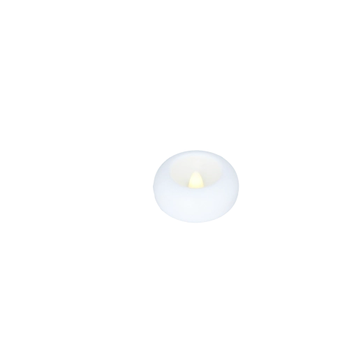 Efect de flacără și lumină alb cald