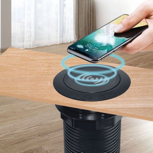 Încărcare wireless Qi în capacul superior