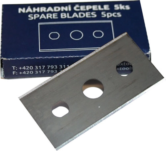 Lame de schimb pentru rindeluitor, 44 mm, Cr (5 buc)