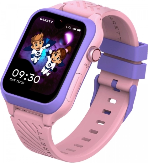 Ceas inteligent pentru copii GARETT Kids Essa 2 AI 4G roz