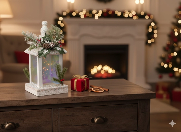 Lumină LED caldă și pâlpâitoare