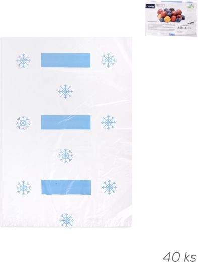 Pungi pentru congelare Extra 35 × 25 cm (40 buc.)