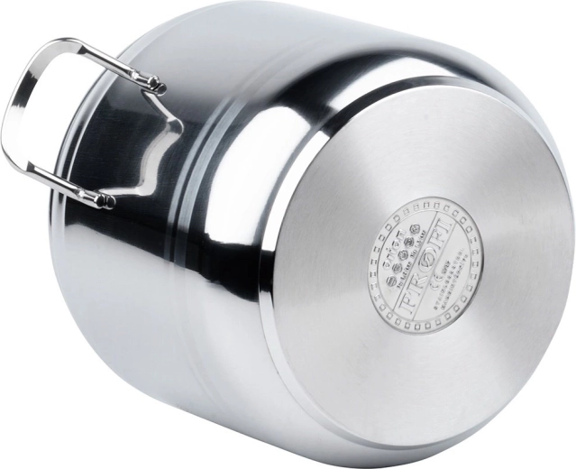 Oțel inoxidabil rezistent și fund în 3 straturi