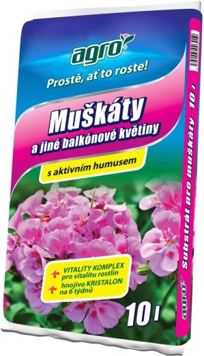 Substrat pentru mușcate 10 l Agro