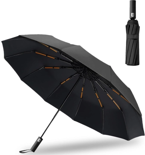 Umbrelă pliabilă automată Renew Force cu protecție UV, 105 cm
