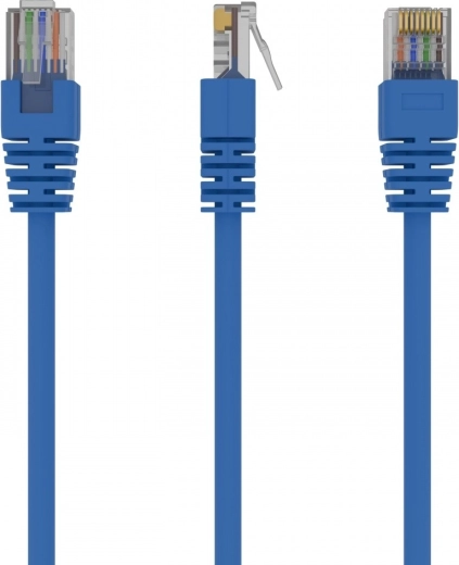 Cablu patch de rețea Cat 5e UTP 0,25 m albastru