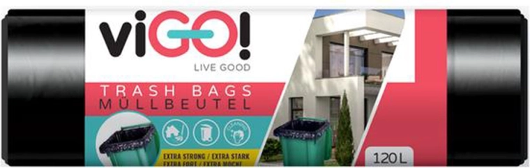 Saci pentru gunoi VIGO DeLuxe 120 l, 10 buc.