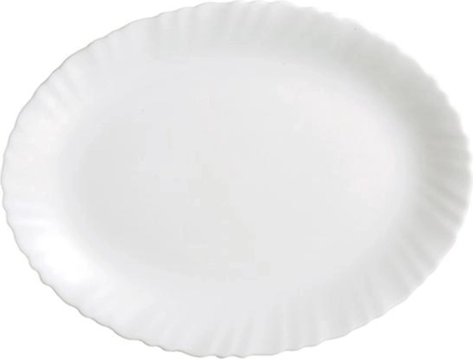 Farfurie ovală Titan din sticlă opal 36 cm