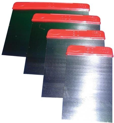 Set de spatule din oțel 60, 80, 100 și 120 mm