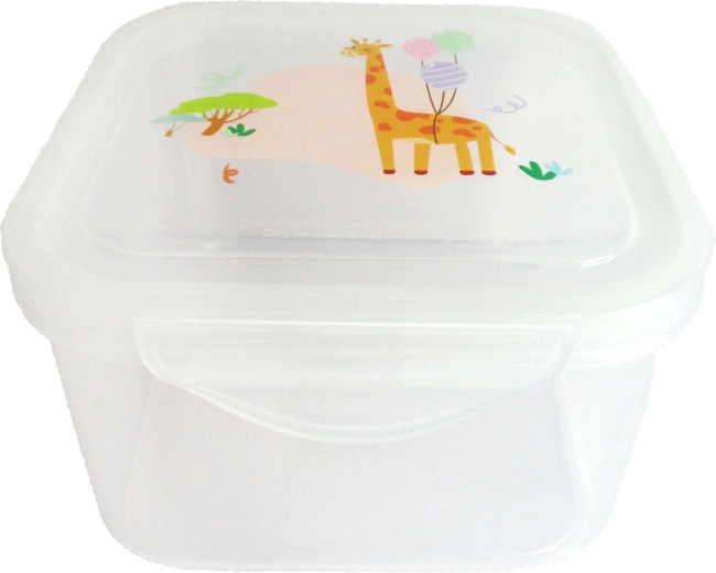 Recipient din plastic pentru alimente Girafă 1 l