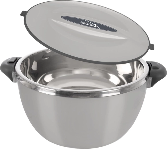 Interior din inox și capac solid