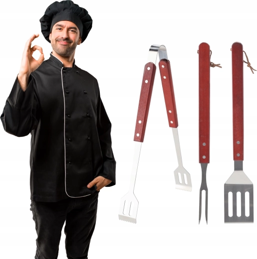 Prindere sigură datorită mânerelor din lemn