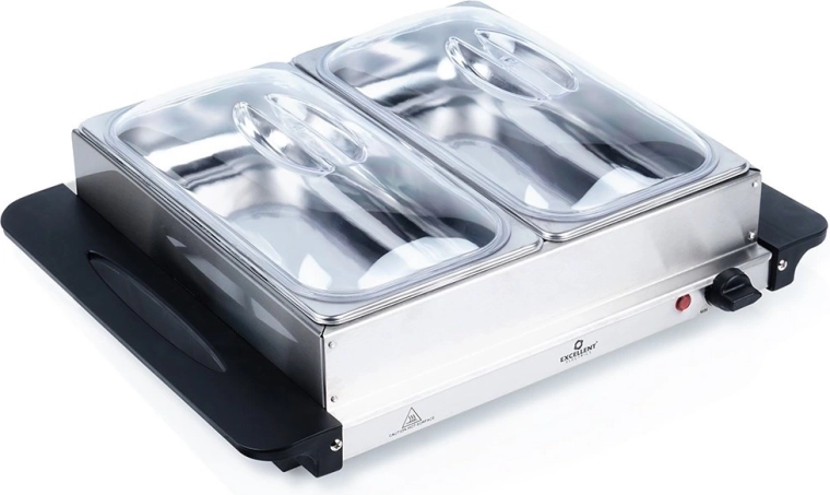Încălzitor bufet electric din inox cu 2 inserții 200 W
