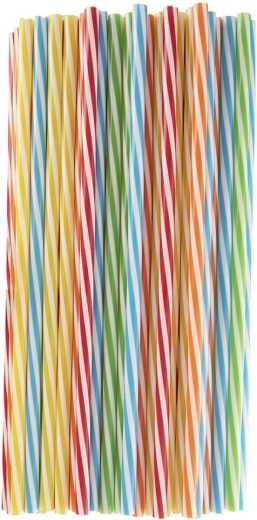 Paie colorate reutilizabile 22 cm – set 50 buc