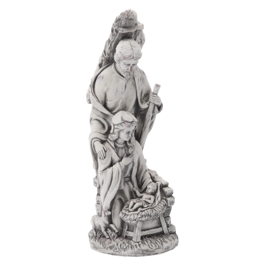 Figurină decorativă de Crăciun – Sfânta Familie 75 cm